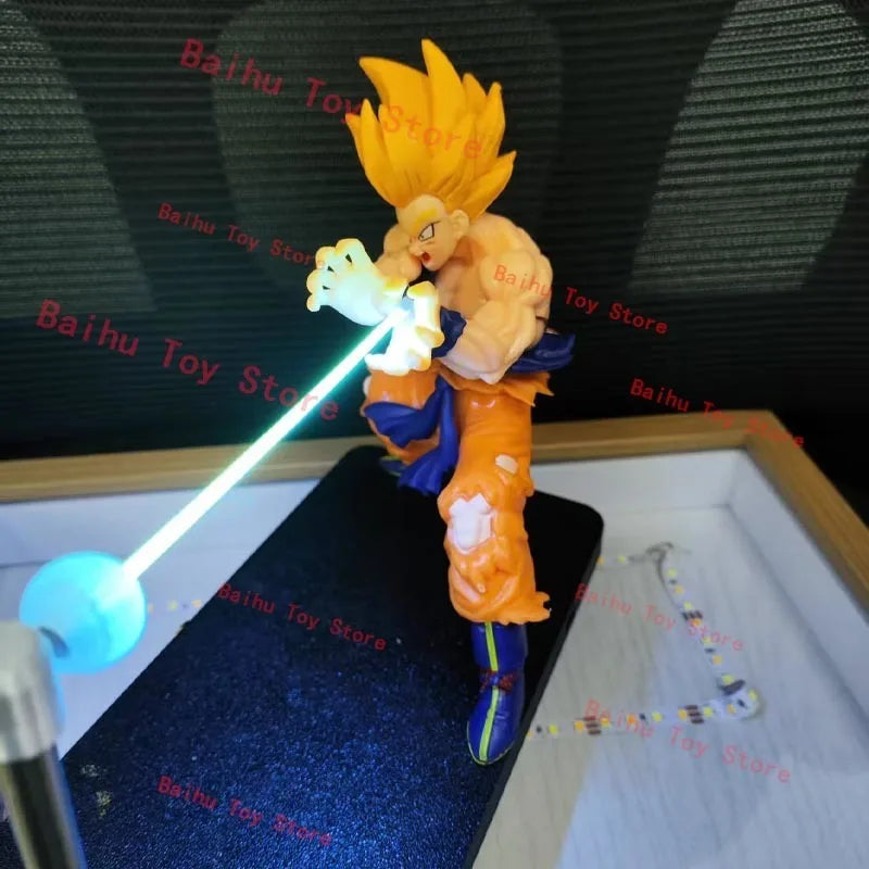 Son Goku Vegeta Kamehameha Lamp Figure Dragon Ball Magnetic Levitation Night Light (Rechargeable)