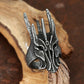Vintage Black Helm of Sauron Ring For Men Women 316L Stainless Steel Punk Gothic Dragon Rings Fashion Jewelry Gifts Dropshipping