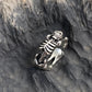 Buyee 925 Sterling Silver Big Open Ring for Men & Women Bold Design Statement Ring Unique Punk Fashion Jewelry Gift with Box