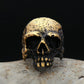Gothic Punk Brass Skull Rings Hip Hop Rock Vintage Personality Skeleton Ring For Men Women Locomotive Biker Jewelry Dropshipping