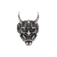 Vintage Unique Domineering Skull Ring Gothic Stainless Steel Mask Rings for Men Fashion Amulet Halloween Jewelry Gifts Wholesale