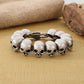 24mm Skull Charm Bracelet Men Stainless Steel 316L Punk Jewelry
