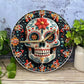 DIY Wall Clock Kit–2D High-Definition Printing–Día De Muertos Mexican Theme Includes Clock Movement for Creative Home Decor