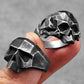 Retro Geometric Skull Men Rings Stainless Steel Women Jewelry Punk Retro New In Rock Fashion Accessories Gift Wholesale