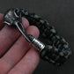 Wicca Skull Rune Bead Bracelet Odin Raven Stainless Steel Viking Bracelet Men Slavic Jewelry Vikings Accessories Vikingos Bangle