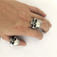 Skeleton Head Ring 316L Stainless Steel Jewelry Polishing Men Boys Punk Biker Ring Size 6-15