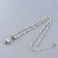 YIZIZAI Gothic Style 100% 925 Sterling Silver Men Women Creative Retro Skull Bone Chain Bracelet For Halloween party