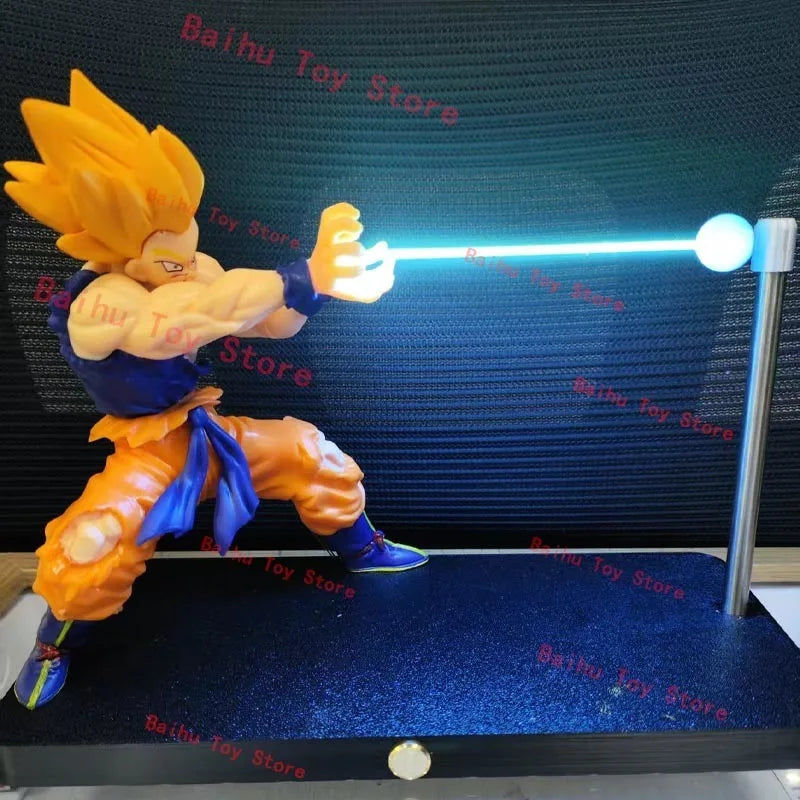Son Goku Vegeta Kamehameha Lamp Figure Dragon Ball Magnetic Levitation Night Light (Rechargeable)