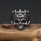 Vintage Gothic 316L Stainless Steel Skull Rings For Men Women Punk Hip Hop Motorcycle Band Jewelry Halloween Gifts Dropshipping