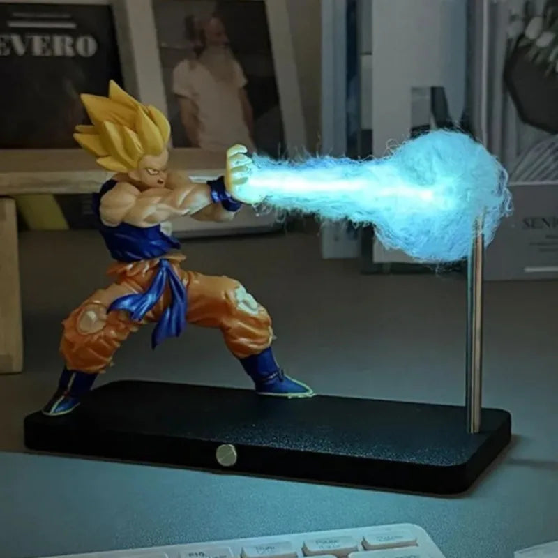 Son Goku Vegeta Kamehameha Lamp Figure Dragon Ball Magnetic Levitation Night Light (Rechargeable)