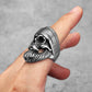 Hippie Skull Rider Men Rings Stainless Steel Women Jewelry Punk Retro New In Rock Fashion Accessories Gift Wholesale Dropshiping