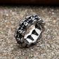 Gothic Vintage Stainless Steel Skull Ring For Men Boys Punk Rock Hip Hop Skull Rings Fashion Party Jewelry Gifts Dropshipping