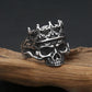 Vintage Gothic 316L Stainless Steel Skull Rings For Men Women Punk Hip Hop Motorcycle Band Jewelry Halloween Gifts Dropshipping