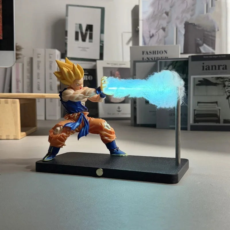 Son Goku Vegeta Kamehameha Lamp Figure Dragon Ball Magnetic Levitation Night Light (Rechargeable)