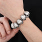24mm Skull Charm Bracelet Men Stainless Steel 316L Punk Jewelry