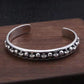 Fashionable Gothic style Skull Punk Bracelet Vintage Alloy Open Bracelet Handmade Jewelry Party Jewelry Gift