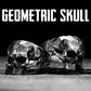 Retro Geometric Skull Men Rings Stainless Steel Women Jewelry Punk Retro New In Rock Fashion Accessories Gift Wholesale