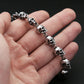 Gothic Vintage Personality Skull Bracelets For Men Women 316L Stainless Steel Fashion Punk Halloween Jewelry Gifts Dropshipping