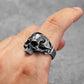 Retro Geometric Skull Men Rings Stainless Steel Women Jewelry Punk Retro New In Rock Fashion Accessories Gift Wholesale