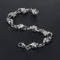 Vintage Fashion Stainless Steel Men's Skull Bracelet Punk Rock Biker Bracelet Men's Jewelry Gift