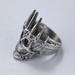 1pc Of Classic European And American Style Ring, Stainless Steel Men'S Ring With Crown And Skull, Domineering And Personality Must-have Ring For Trendy Men The First Choice For Holiday Gifts.