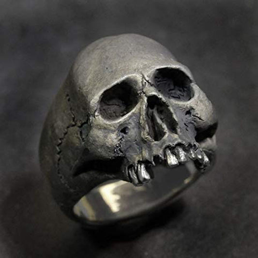 Hot Sale Style New Creative Simple Style Personalized Skull Ghost Head Domineering Men's Ring
