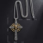 A Punk Style Skull Crossbones Pendant Necklace, Amulet Accessory Jewelry Gift for Men And Women, Easter Celebration Gift!