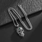 316L Stainless Steel Hell Skeleton Monk Pendant Men's Fashionable And Domineering Necklace