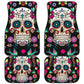 Dia de los muertos calaveras Car Seat Covers car mats, day of the dead car seat cover mats, sugar skull car accessories seat covers mats