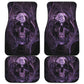 Flaming skull gothic car seat covers car mats, Halloween car mat seat covers, Skeleton grim reaper car mat car accessories seat covers