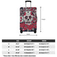 Sugar skull luggage covers, day of the dead candy skull suitcase covers, dia de los muertos calaveras mexican skull luggage suitcase covers
