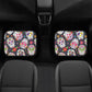 Candy skull calaveras Mexican skull Car Seat Covers car mats, day of the dead car seat cover mats, sugar skull car accessories covers mats