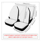 Grim reaper Skull Car Seat Cover car mat Halloween death seat cover mat ghost car seat protector skull mat skeleton car mat seat protector