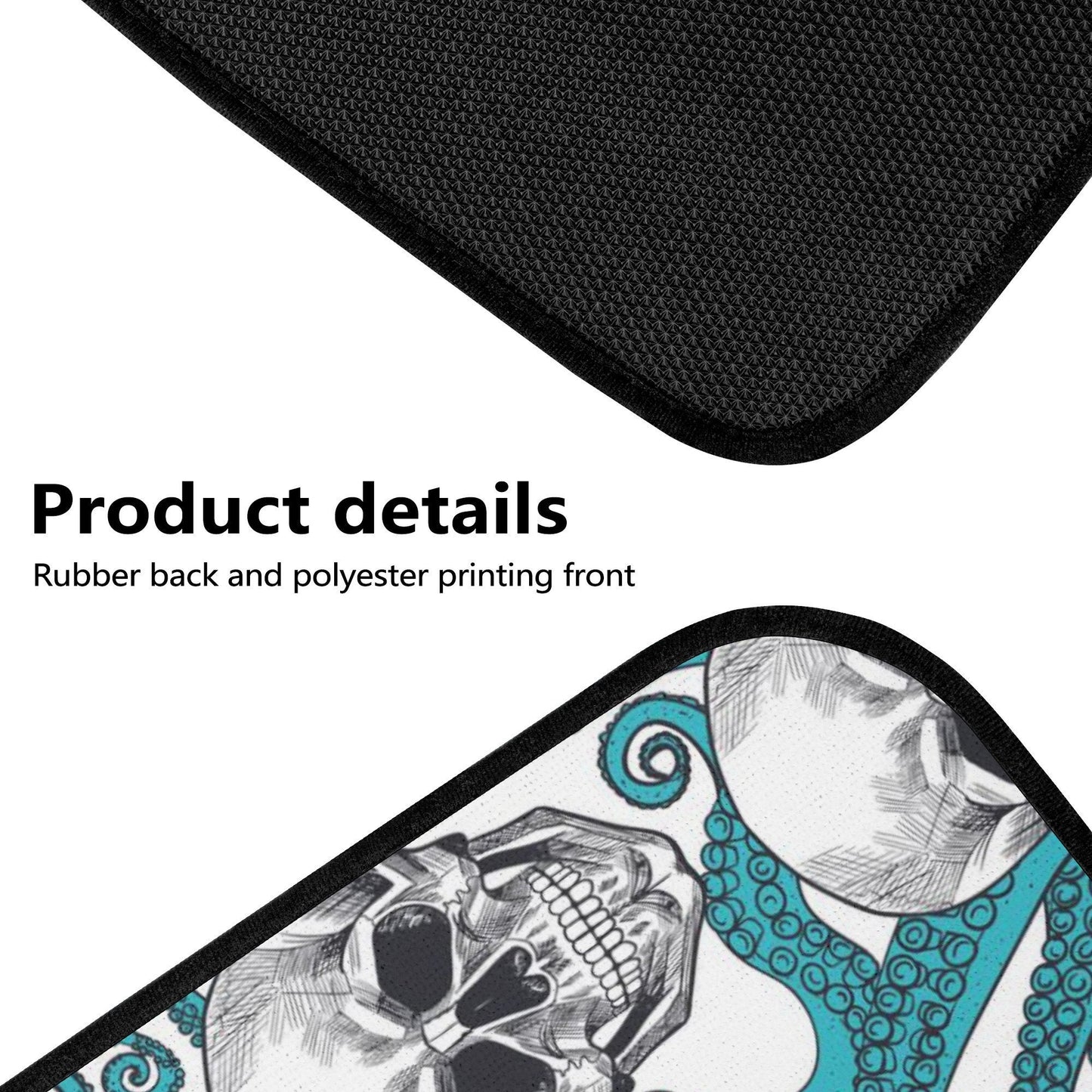 Pulpo skull Car Seat Covers car mats, Gothic skull car seat cover mats, Halloween skeleton skull grim reaper car accessories covers mats