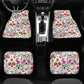 Candy skull Car Seat Covers car mats, Sugar skull car seat cover mats, Day of the dead gothic candy skulls car seat protector covers mats