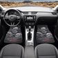 No see no hear no speak evils skull car seat cover car mat, gothic skull car seat cover mats, Halloween evils skull car protector cover mat