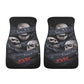 No see no hear no speak evils skull car seat cover car mat, gothic skull car seat cover mats, Halloween evils skull car protector cover mat