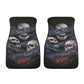 No see no hear no speak evils skull car seat cover car mat, gothic skull car seat cover mats, Halloween evils skull car protector cover mat
