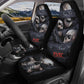 No see no hear no speak evils skull car seat cover car mat, gothic skull car seat cover mats, Halloween evils skull car protector cover mat