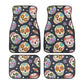 Sugar skull Car Seat Covers car mats, Candy skull car seat cover mats, Dia de los muertos gothic candy skull car seat protector covers mats