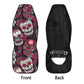 Floral sugar skull Car Seat Covers car mats Rose Candy skull car seat cover mats Halloween rose gothic skull car seat protector covers mat