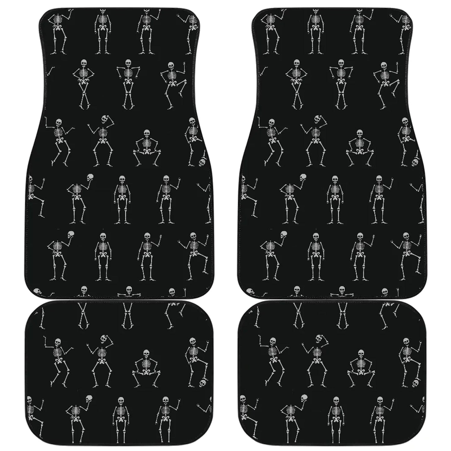 Skeleton skull Car Seat Cover car mat Halloween skull car seat cover mat Gothic skull car seat protector covers mat skeleton car accessories