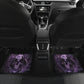 Flaming skull gothic car seat covers car mats, Halloween car mat seat covers, Skeleton grim reaper car mat car accessories seat covers