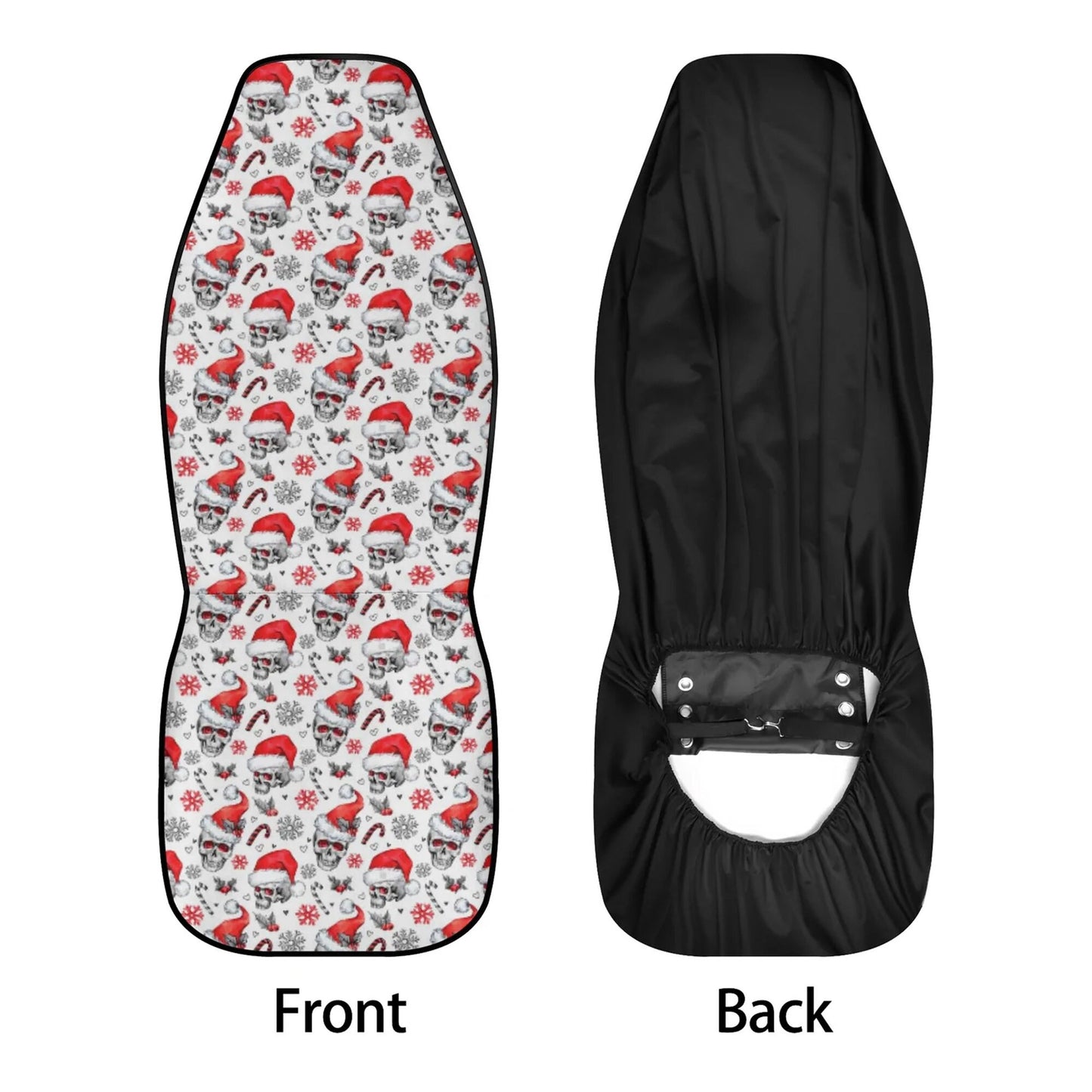 Santa claus skull Car Seat Cover car mat Halloween skull car seat cover mat Christmas skull car seat protector covers mat skeleton car mats