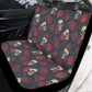 Floral skull Car Seat Cover car mat, Rose skull car seat cover mat Skeleton gothic skull car seat protector covers mat skeleton car mats