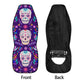 Day of the dead Car Seat Covers car mats Calaveras Candy skull car seat cover mats Halloween rose sugar skull car seat protector covers mat
