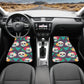Day of the dead Car Seat Covers car mats Calaveras Candy skull car seat cover mats Halloween rose sugar skull car seat protector covers mat
