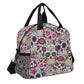 Sugar skull lunch bag, day of the dead lunch bag, sugar skull lunch box, sugar lunch tote, day of the dead lunch tote, candy skull lunch bag
