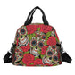 Sugar skull lunch bag, day of the dead lunch bag, sugar skull lunch box, sugar lunch tote, day of the dead lunch tote, candy skull lunch bag