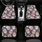 Candy skull calaveras Mexican skull Car Seat Covers car mats, day of the dead car seat cover mats, sugar skull car accessories covers mats